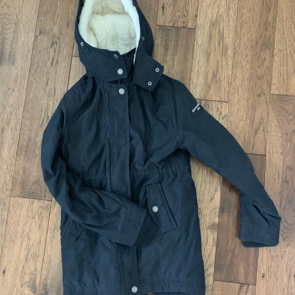 Abercrombie winter coat with sherpa inside